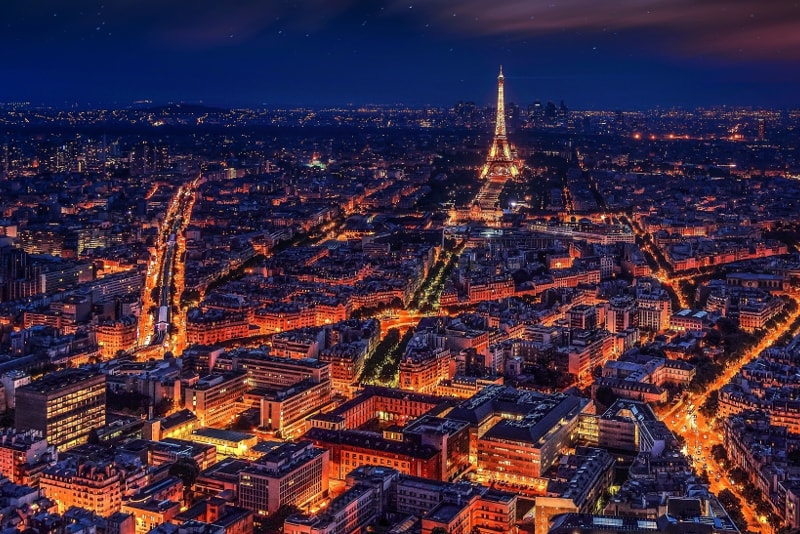 Paris à noite