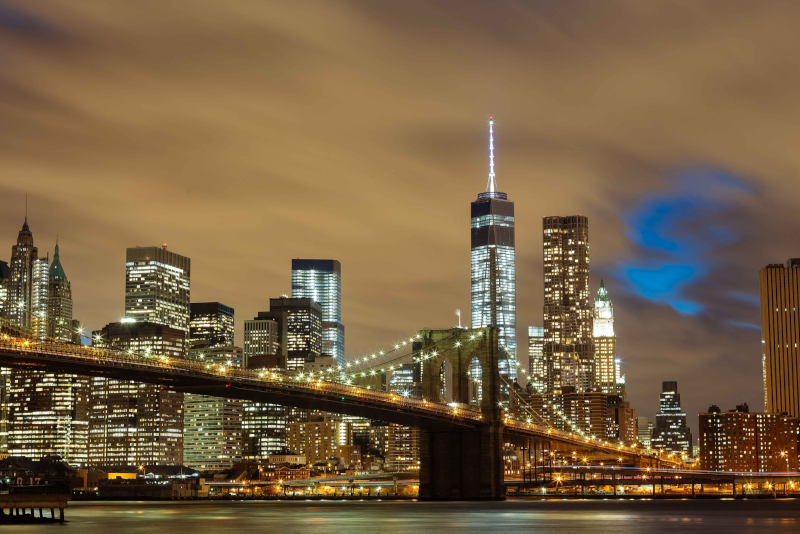 New York City bei Nacht