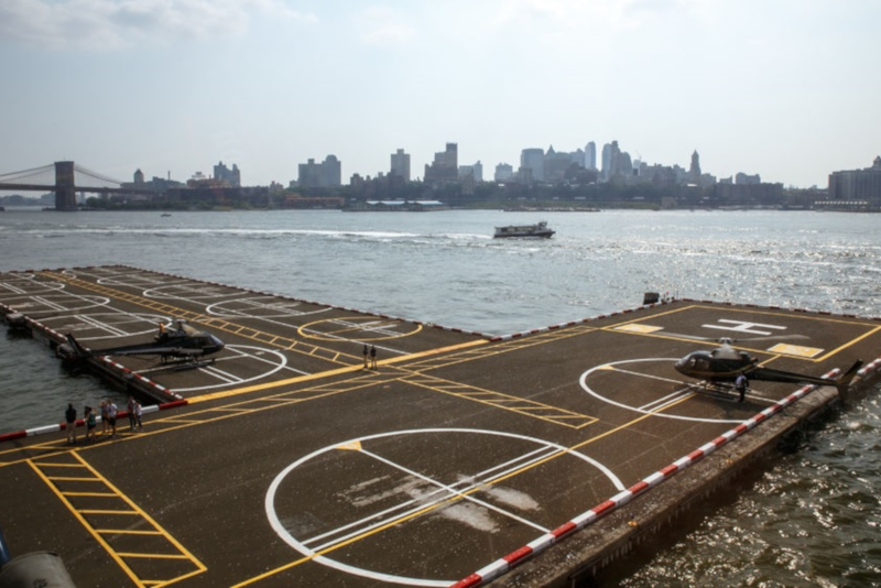 Hubschrauberlandeplatz von Manhattan