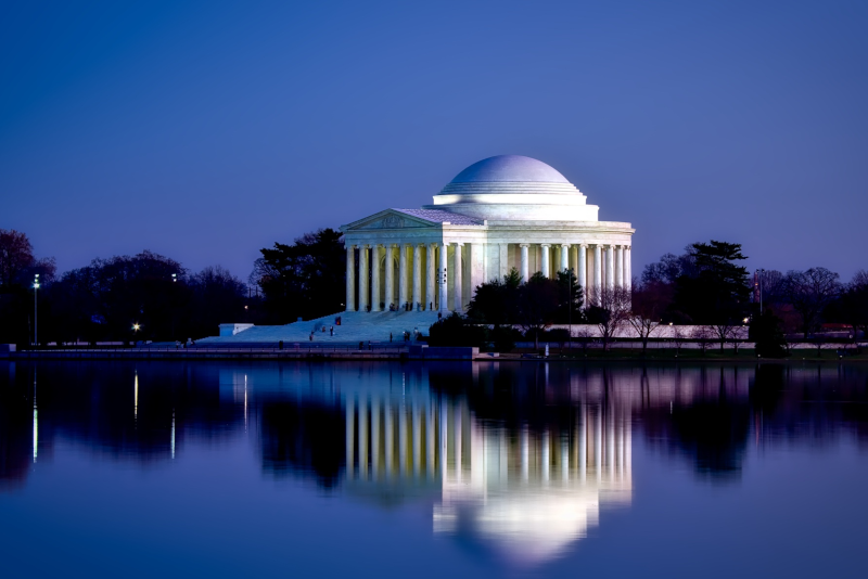 Washington Jefferson Memorial - excursiones de un día desde la ciudad de Nueva York