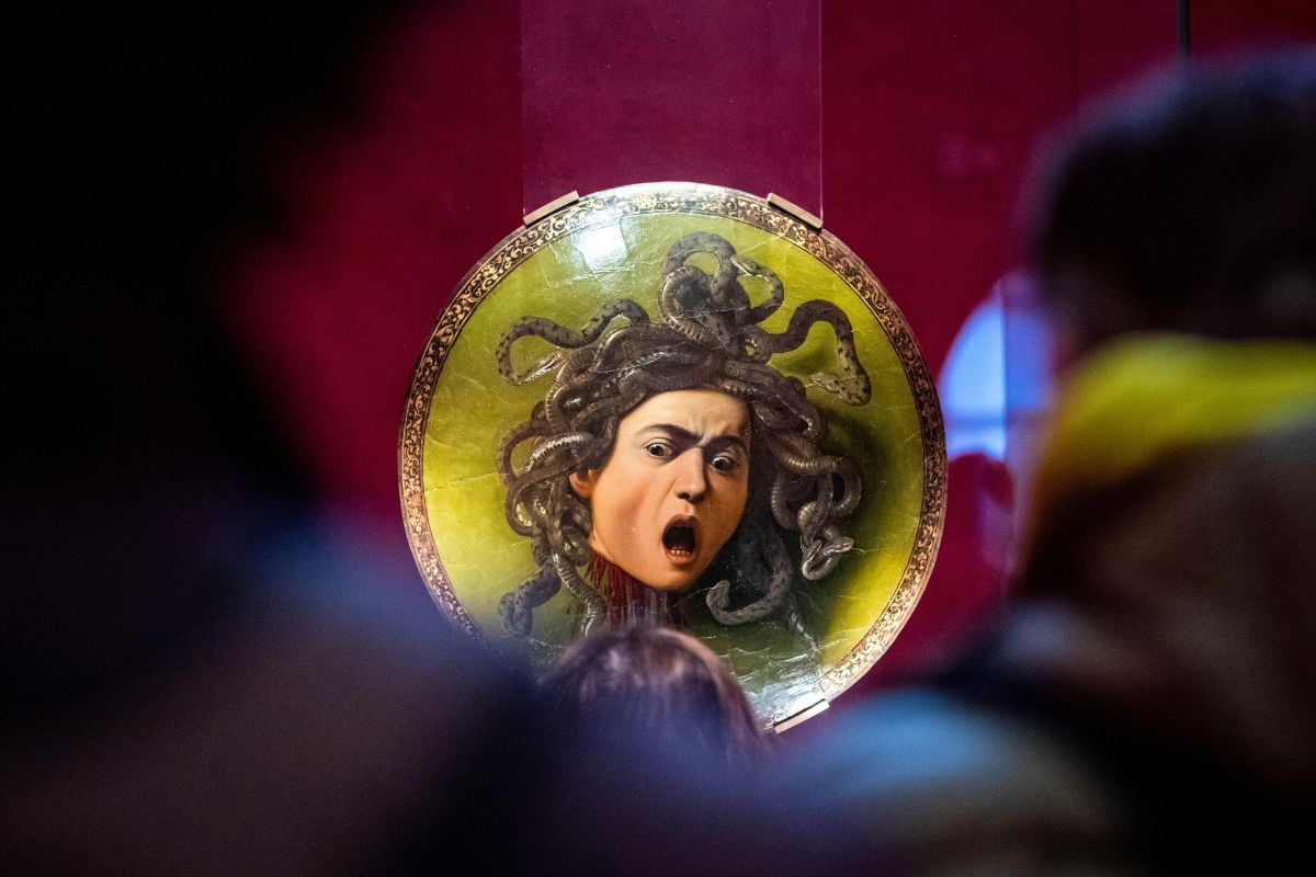 Caravaggio’s “Medusa” at Uffizi Gallery