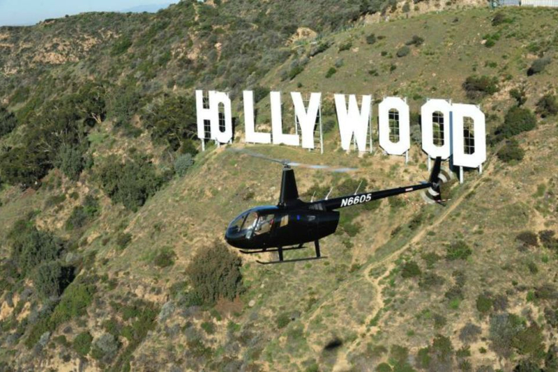 Hollywood sign helicopter tours in LA