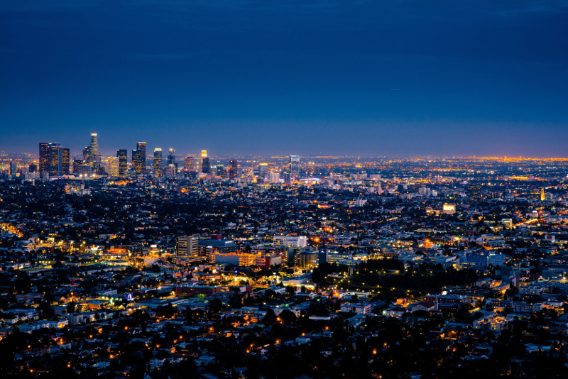 Los Angeles by night helicopter tours