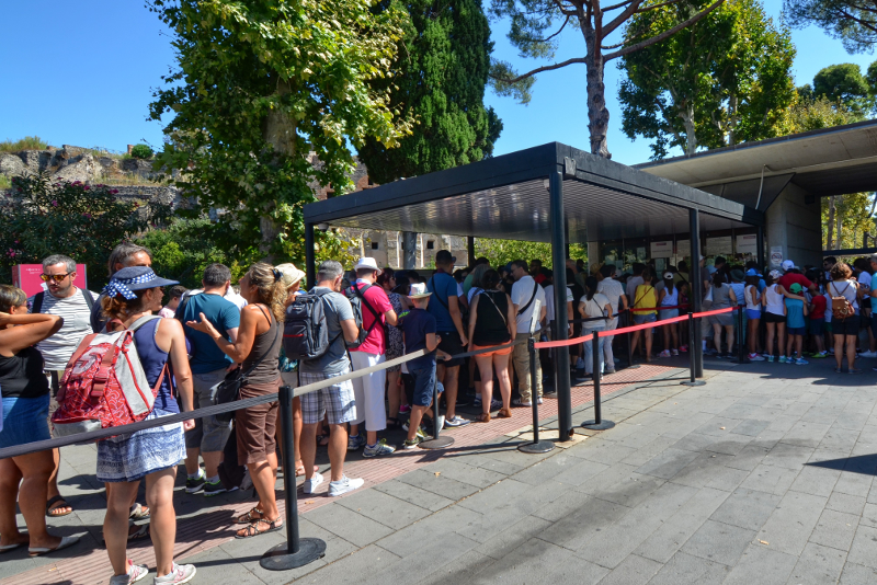 Pompéi sauter les billets de la ligne