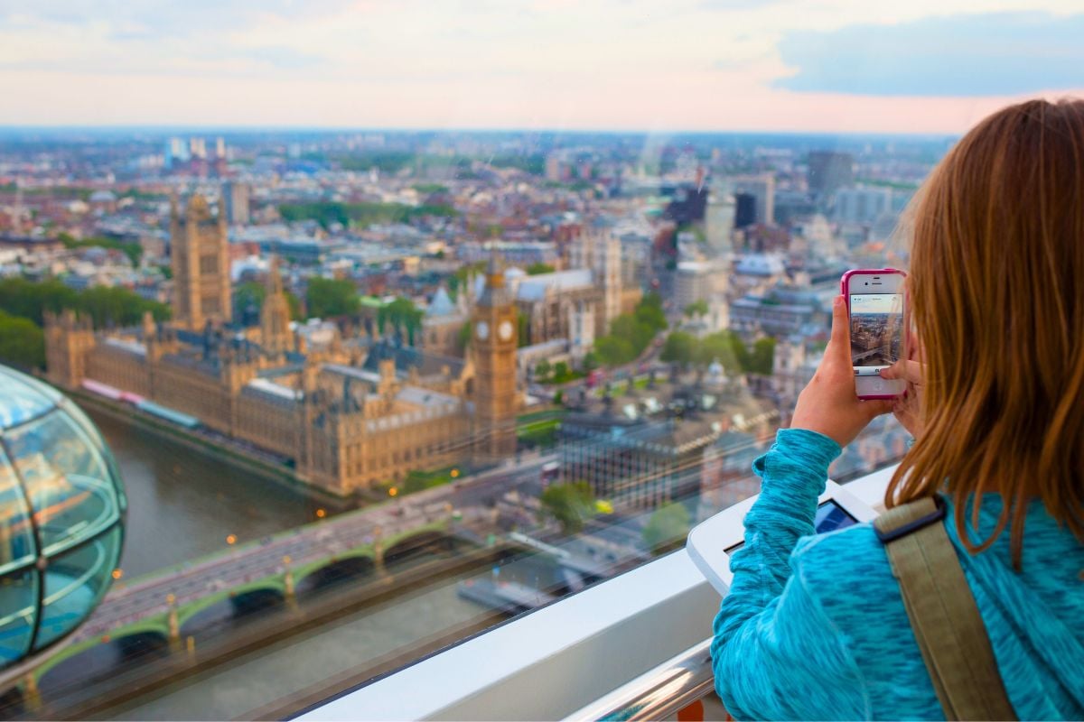 What will you see at the London eye