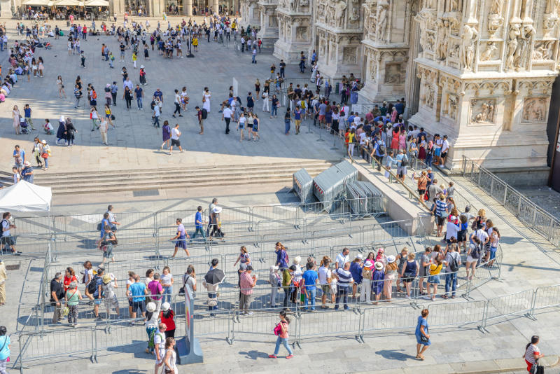 Eviter la file d'attente au Duomo de MIlan