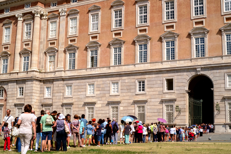 Eviter la file d'attente au Palais Royal de Caserte