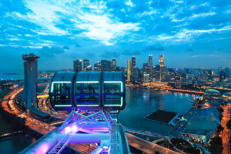 Singapore Flyer - N ° 18 des meilleurs parcs d'attractions à Singapour