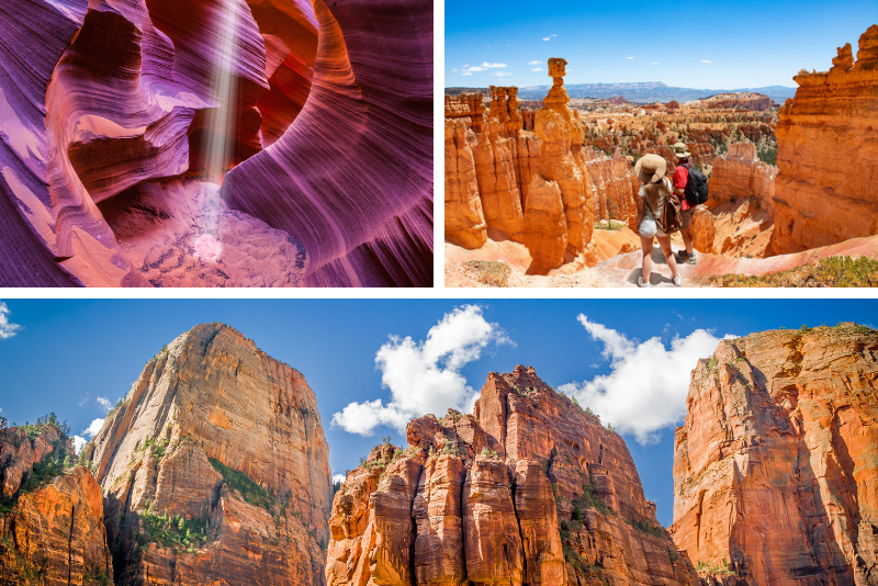 4-tägige Antilopen-, Zion-, Bryce Canyon- und Horseshoe Bend-Tour ab Los Angeles