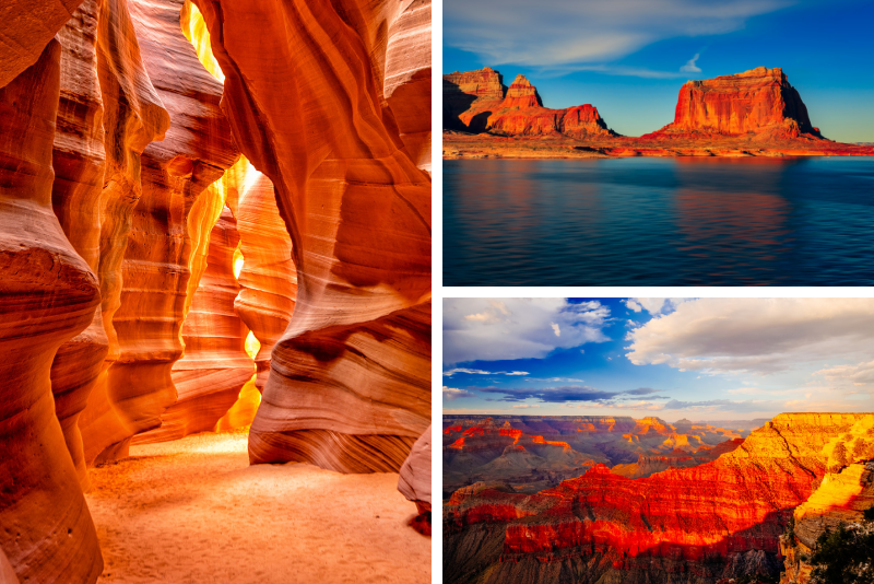 4 Tage Las Vegas, Grand Canyon, Antelope Canyon und Lake Powell