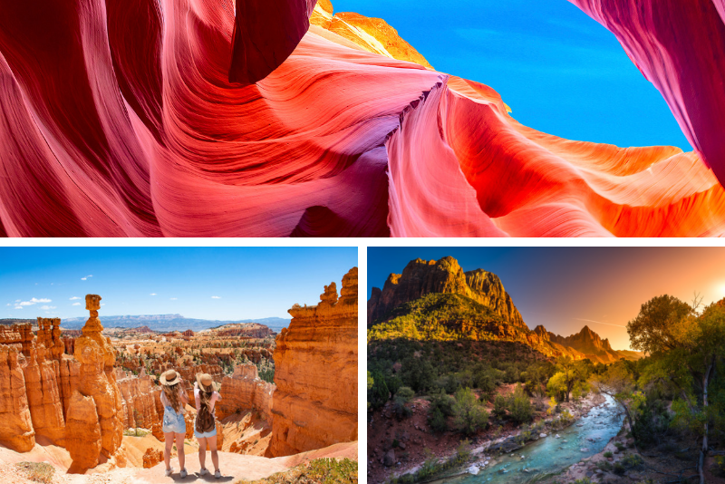 4-tägiger Zion Nationalpark, Bryce Nationalpark, Antelope Canyon, Lake Powell