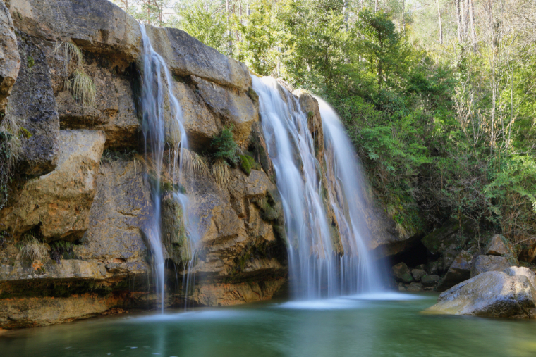 Campdevanol waterfalls catalonia