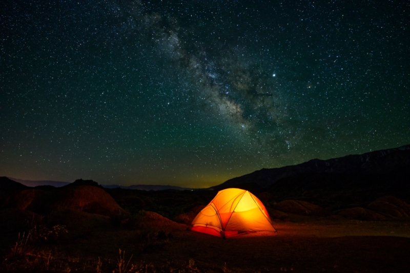 Camping de nuit du Grand Canyon