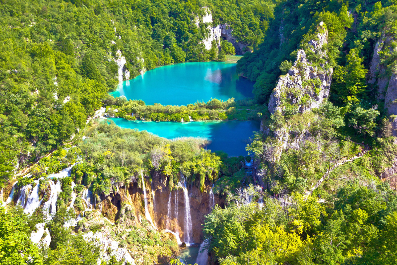 Gite di un giorno al Parco nazionale dei laghi di Plitvice da Spalato