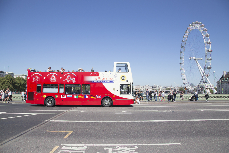 ermäßigte Hop-on-Hop-off-Tickets für Busreisen in London