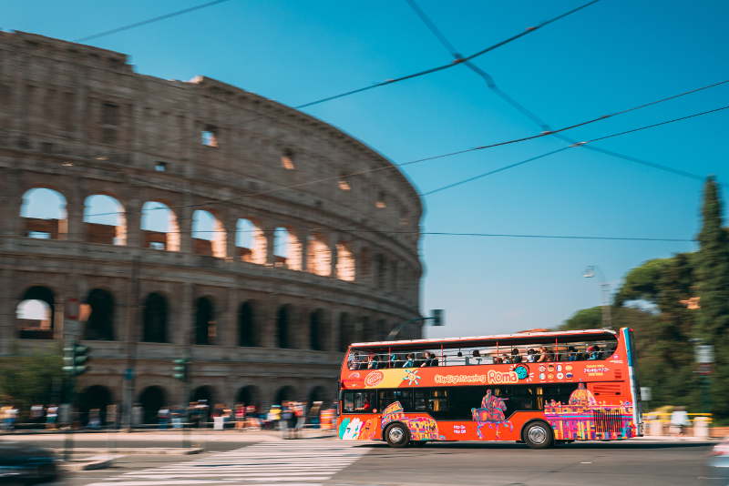 ermäßigte Hop-on Hop-off Bustickets in Rom