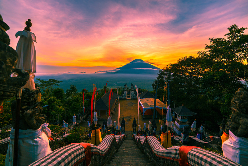 Bali Todo Incluido: terrazas de arroz de Ubud, templos y volcán