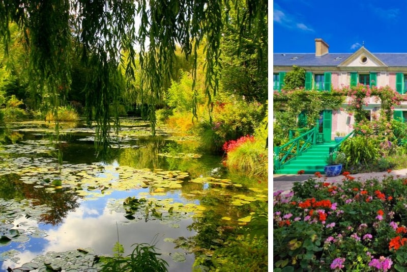 Giverny et le jardin de Monet en train