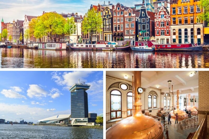 A'DAM LOOKOUT & Canal Cruise & Heineken Experience - die Stadt rocken