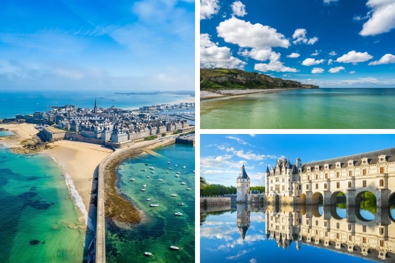 3-Days Normandy, St Malo, Mont Saint Michel & Loire Castles with Wine Tasting