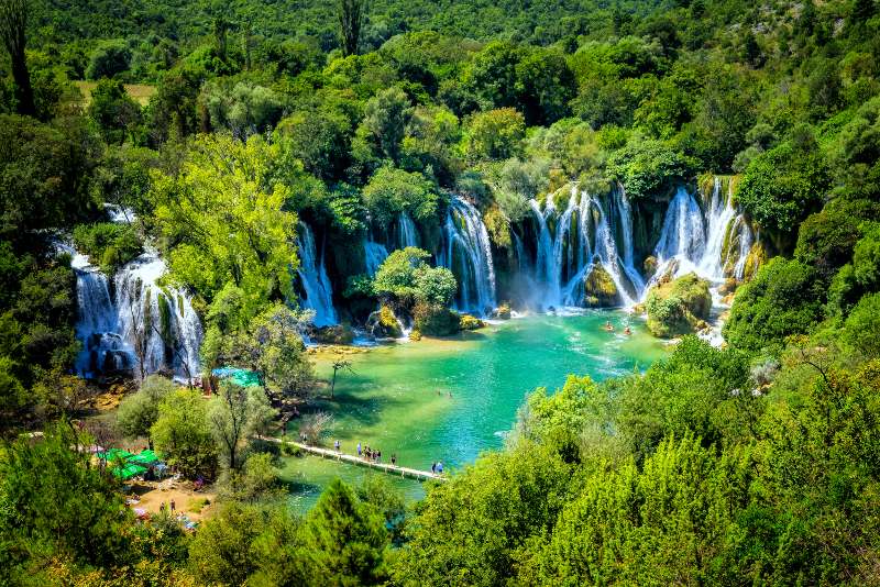 Kravice Wasserfälle Tagesausflüge von Dubrovnik