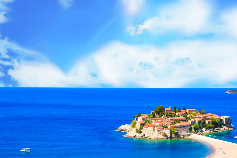 Sveti Stefan day trips from Dubrovnik