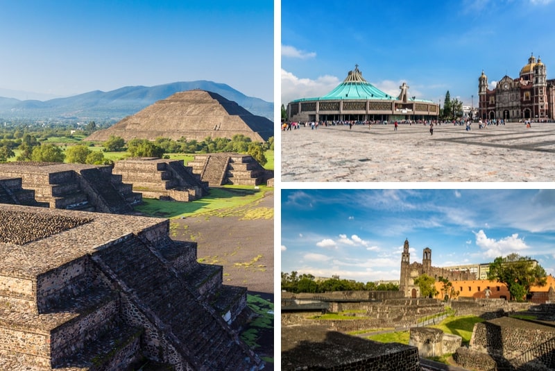 Excursión de un día a Teotihuacán, la basílica de Guadalupe y Tlatelolco