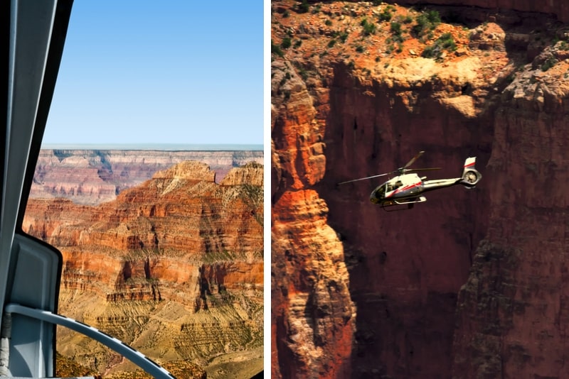 Amerikanische Hubschraubertour im Grand Canyon