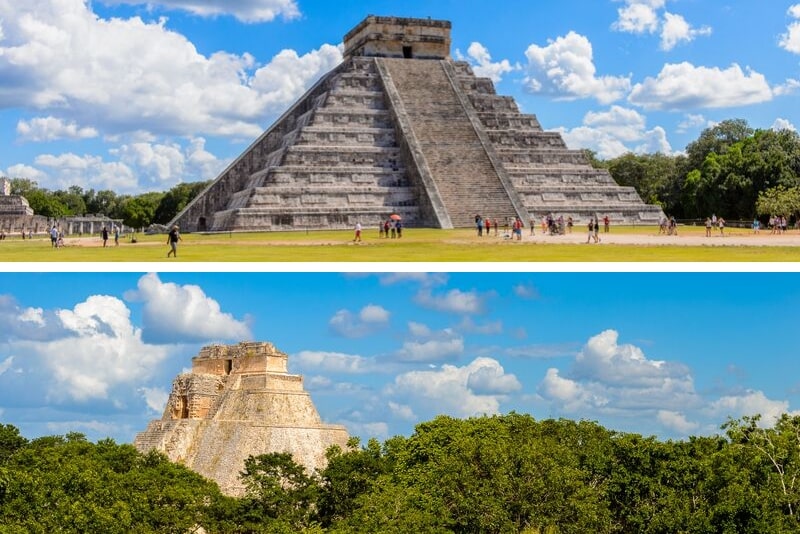 Panoramica sullo Yucatan Tour di 2 giorni a Chichen Itza e Uxmal