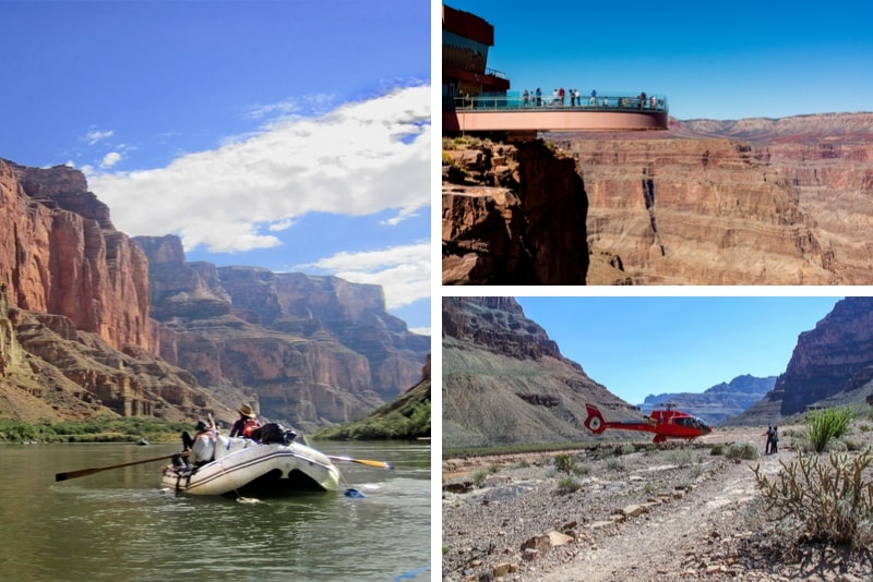 Grand Canyon West Rim Skywalk, Hubschrauber und Bootszubehör