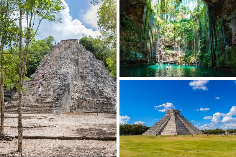 Chichen Itzá, Ik Kil y Coba Tour en grupo pequeño