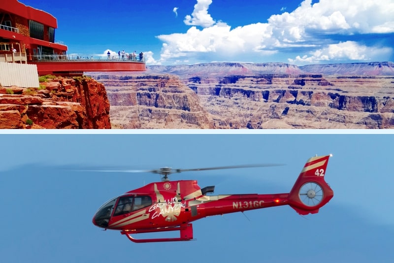 Überspringen Sie die Grand Canyon Skywalk Express Hubschraubertour