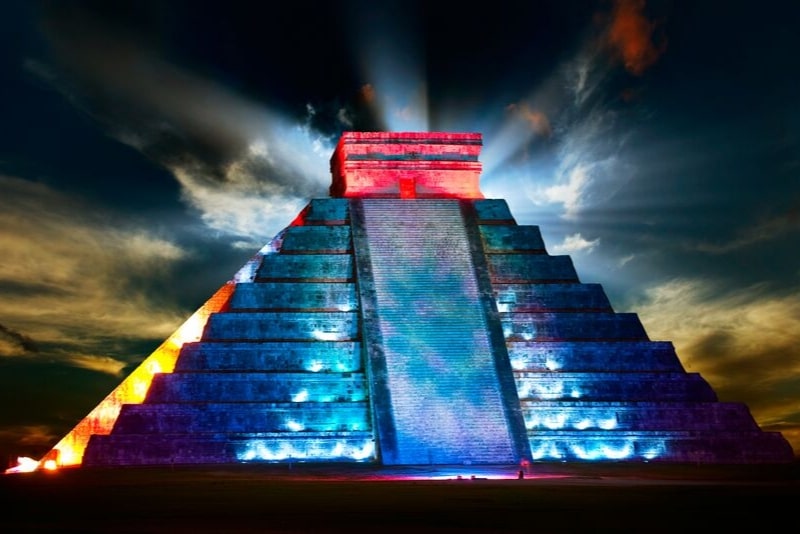 Chichen Itza Light and Sound Show with Cenote Chukum