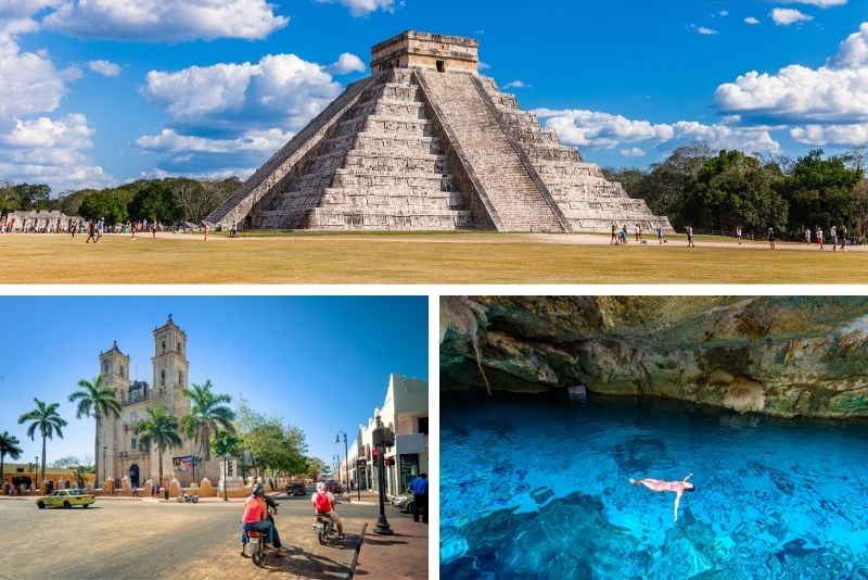 Chichén Itzá with Hubiku Cenote & Valladolid from Playa del Carmen