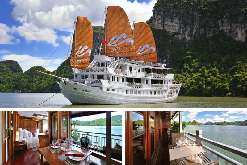 Paradise Peak Cruise # 20 Halong Bay cruceros de lujo