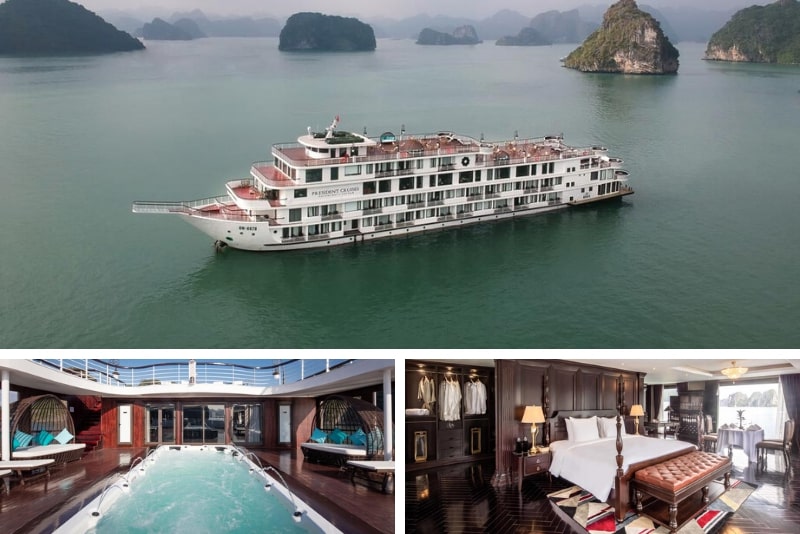President Cruises # 19 Halong Bay cruceros de lujo