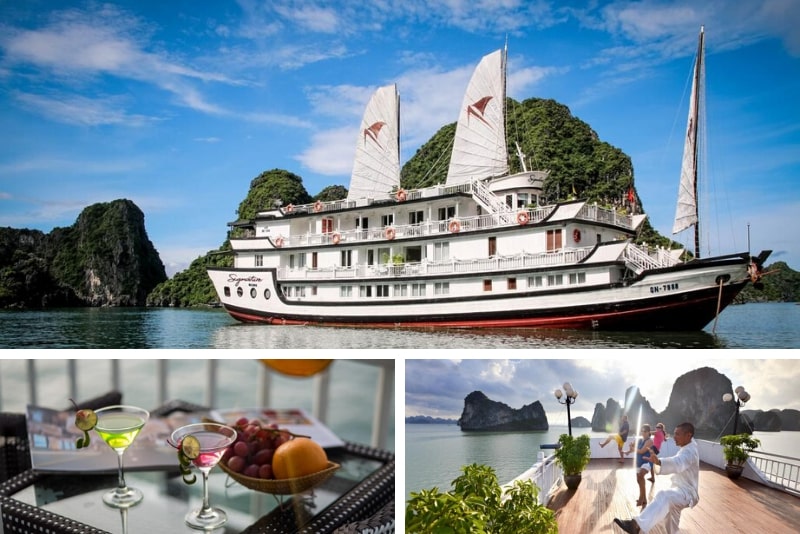 Signature Halong Cruise #4 Halong Bay luxury cruises