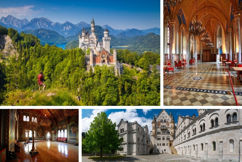 what to see at Neuschwanstein Castle