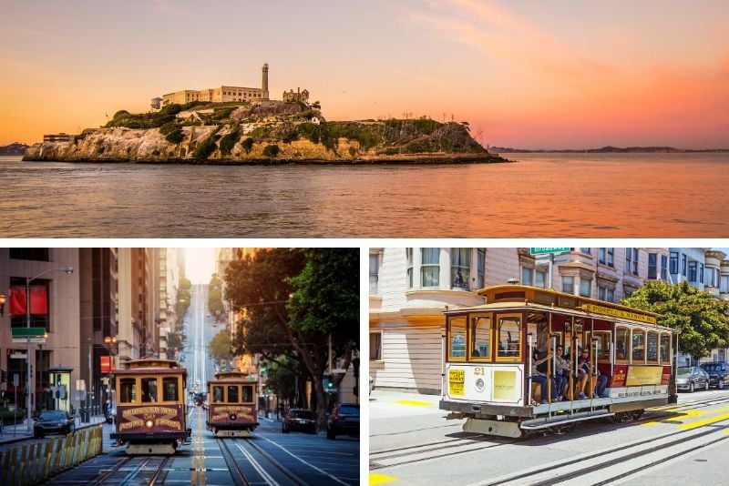 Early Access to Alcatraz and Cable Car Sightseeing Tour