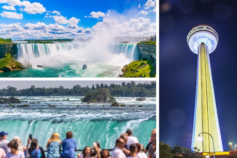 Au départ de New York: circuit aérien et ferroviaire de 2 jours à Niagara Falls