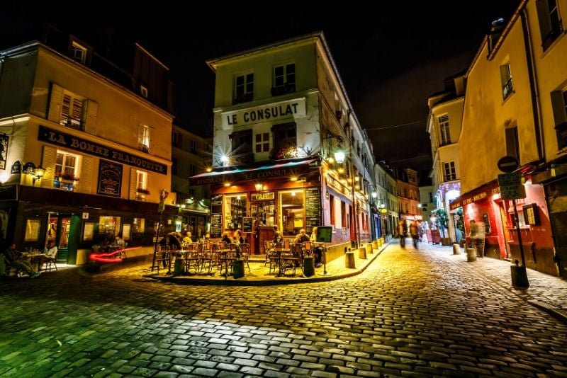 Promenade photo poétique de Montmartre de nuit