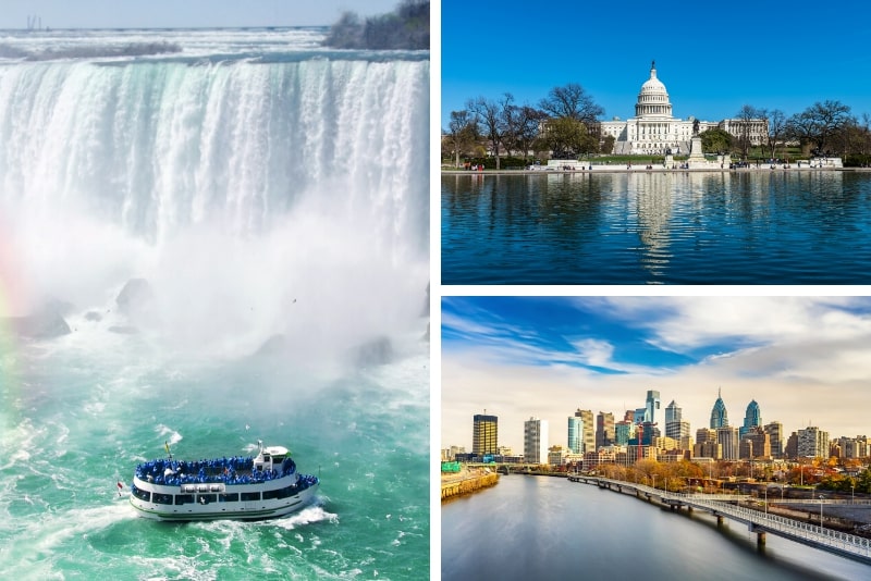 Niagara Falls 2-Day Tour plus Washington & Philadelphia