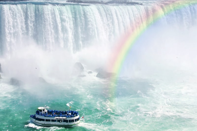 Visite du côté canadien des chutes Niagara et promenade en bateau Maid of the Mist