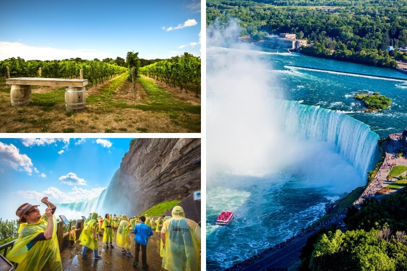 Niagara Falls Day Tour avec bateau Hornblower