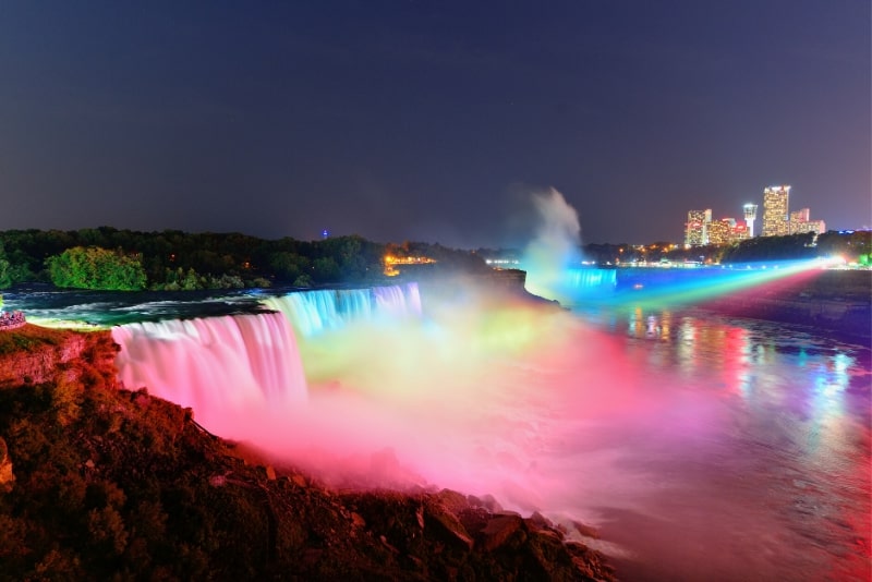 Niagara Falls Evening Trip (éclairage de nuit)