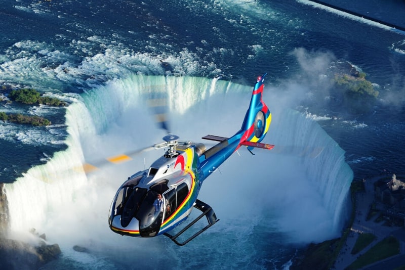 Visite en hélicoptère des chutes du Niagara