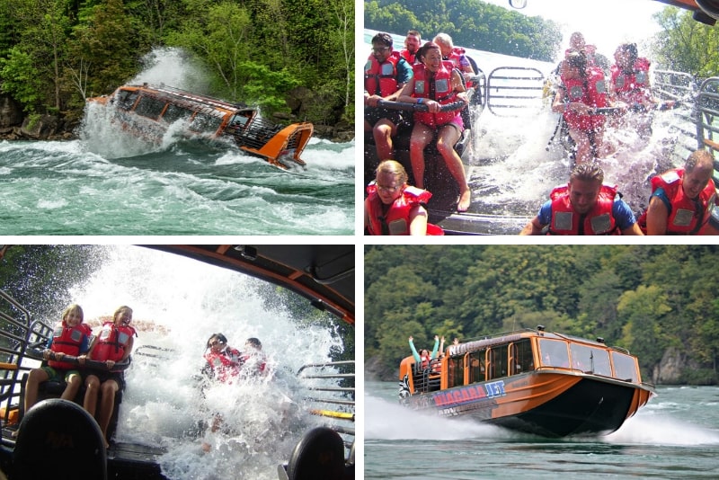 Visite en jetboat des chutes du Niagara