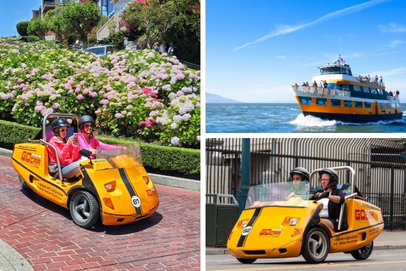 San Francisco All-Day Alcatraz and GoCar Adventure Package
