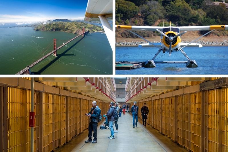 Seaplane Flight + Alcatraz Cruise & Tour Combo