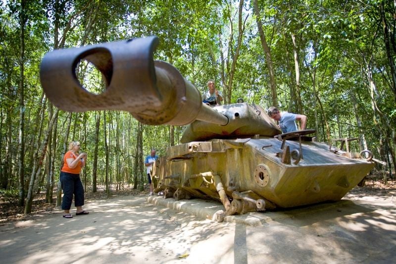 Cu Chi tunnels guided tours